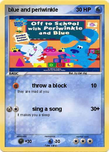 Pokemon blue and periwinkle