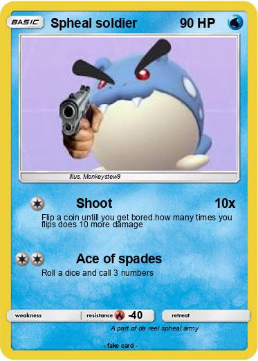 Pokemon Spheal soldier