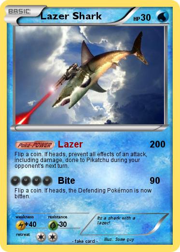 Pokemon Lazer Shark