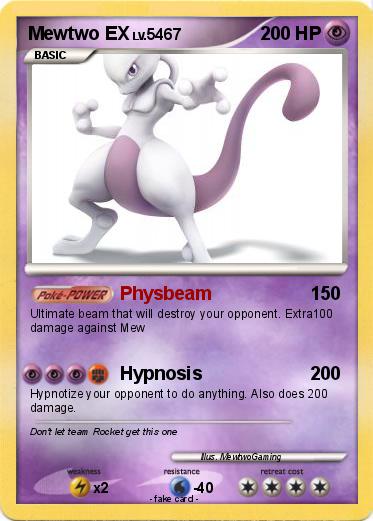 Pokemon Mewtwo EX