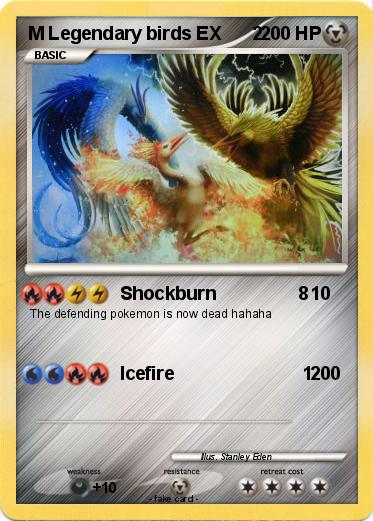 Pokemon M Legendary birds EX      2