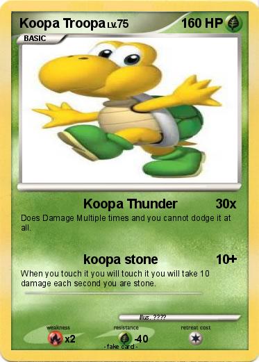 Pokemon Koopa Troopa