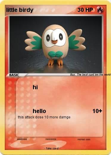Pokemon little birdy