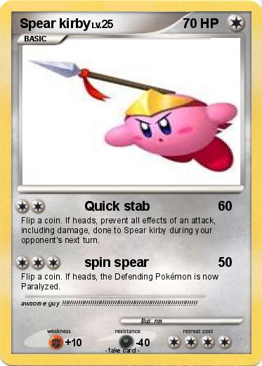 Pokemon Spear kirby