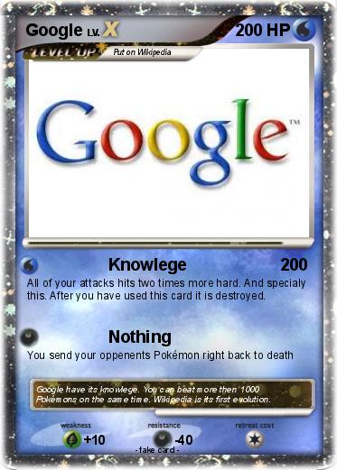 Pokemon Google