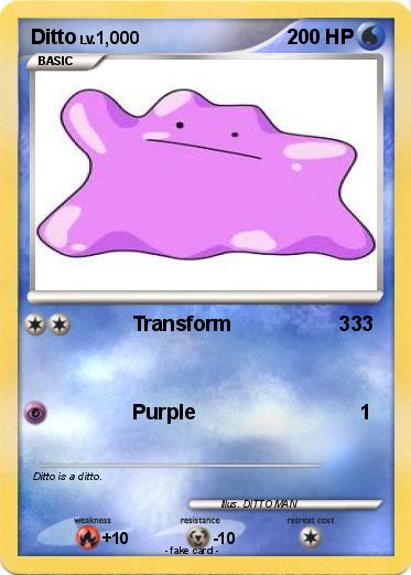 Pokemon Ditto