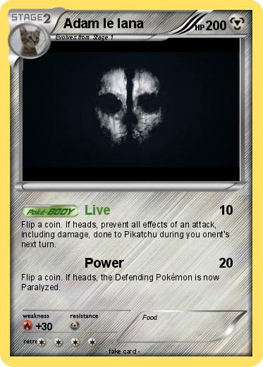 Pokemon Adam le lana