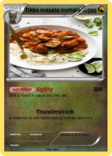 Pokemon Tikka masala mohala