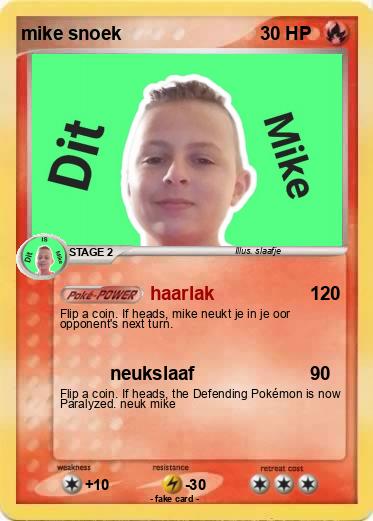 Pokemon mike snoek