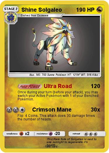 Pokemon Shine Solgaleo