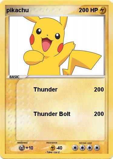 Pokemon pikachu