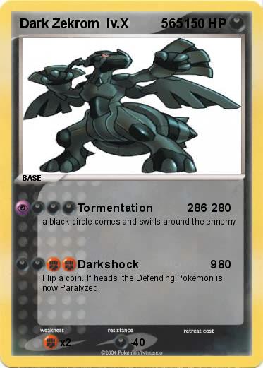 Pokemon Dark Zekrom  lv.X         565