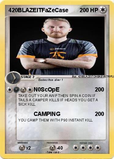 Pokemon 420BLAZEITFaZeCase