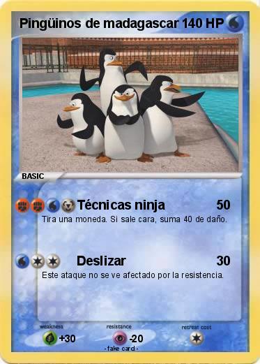 Pokemon Pingüinos de madagascar