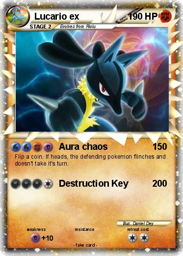 Pokemon Lucario ex