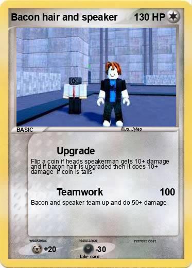 Pokemon Bacon hair and speaker