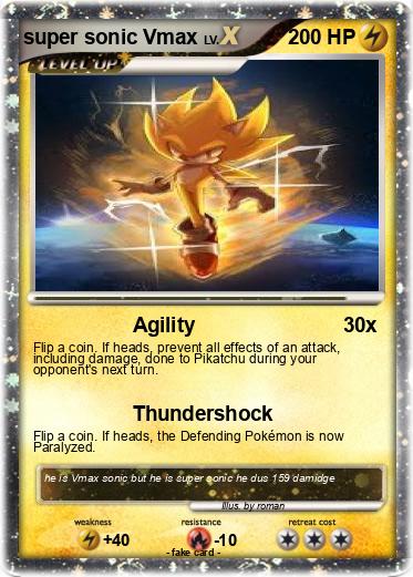 Pokemon super sonic Vmax