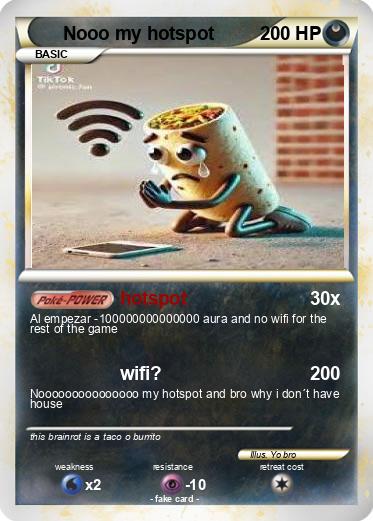 Pokemon Nooo my hotspot