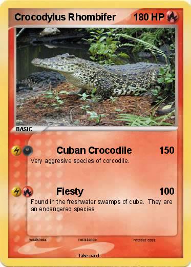 Pokemon Crocodylus Rhombifer
