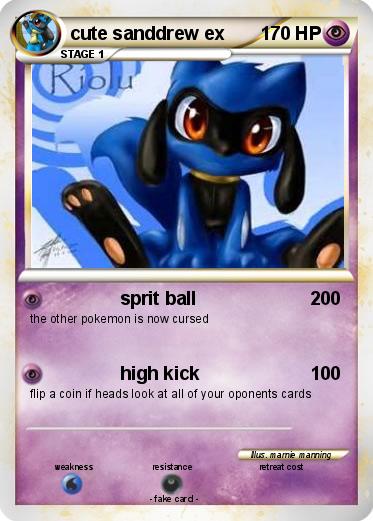 Pokemon cute sanddrew ex