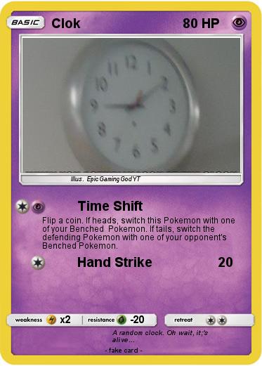 Pokemon Clok