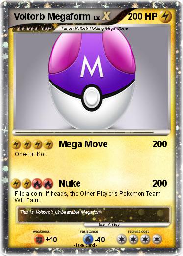 Pokemon Voltorb Megaform