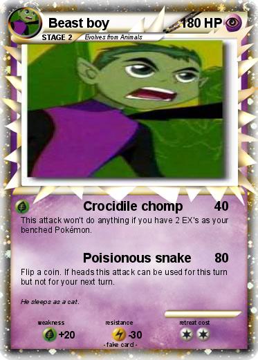 Pokemon Beast boy
