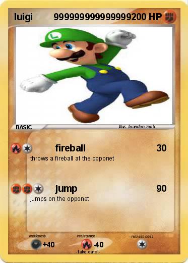 Pokemon luigi        999999999999999