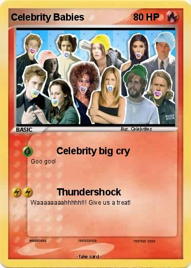 Pokemon Celebrity Babies