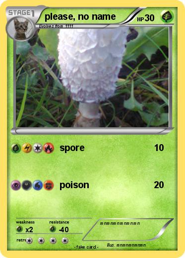 Pokemon please, no name