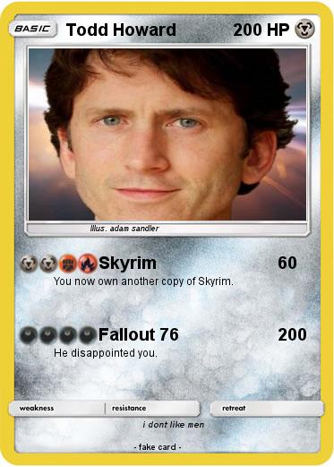 Pokemon Todd Howard