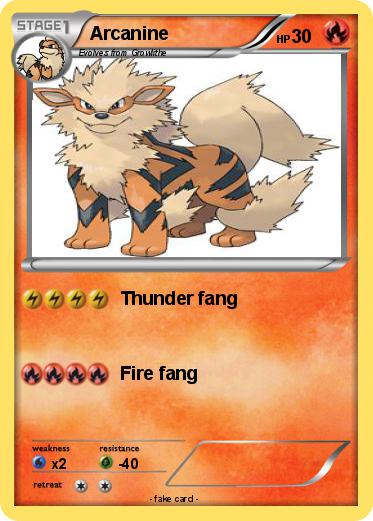 Pokemon Arcanine