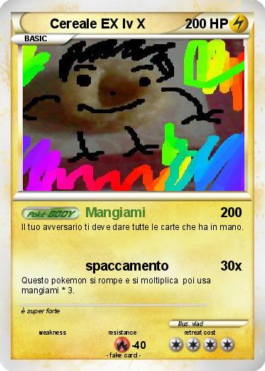 Pokemon Cereale EX lv X
