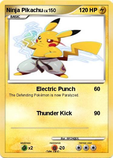 Pokemon Ninja Pikachu