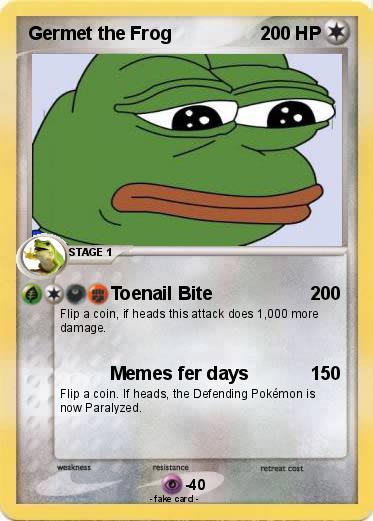Pokemon Germet the Frog