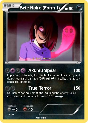 Pokemon Bete Noire (Form 1)