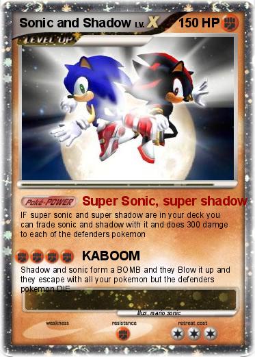 Pokemon Sonaw Sonic Shadow