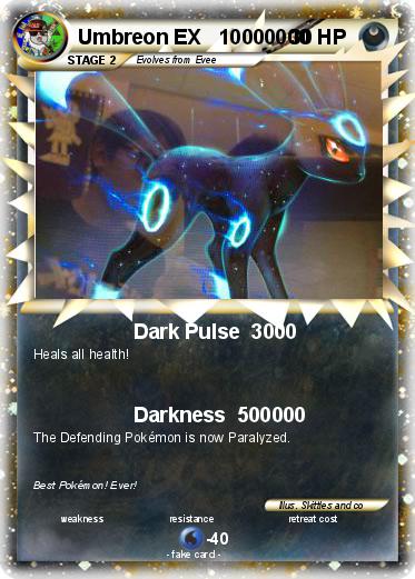 Pokemon Umbreon EX   10000000