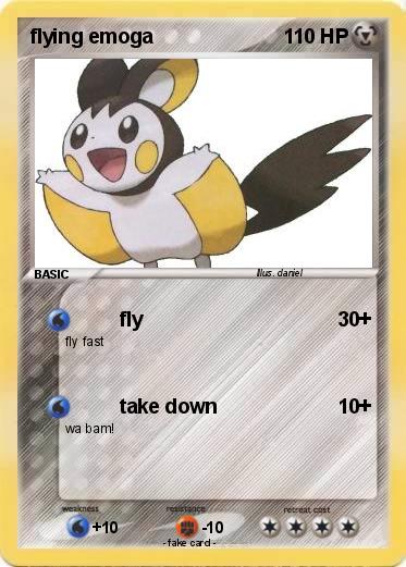 Pokemon flying emoga