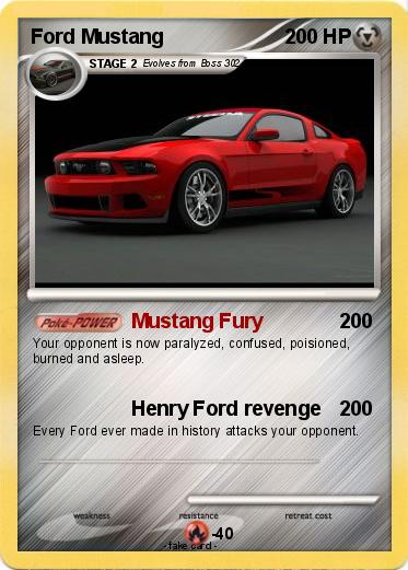 Pokemon Ford Mustang