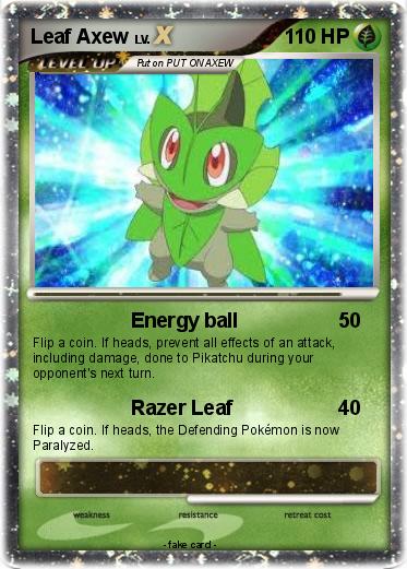 Pokemon Leaf Axew