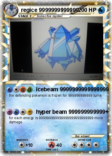 Pokemon regice 9999999999999