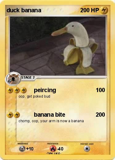 Pokemon duck banana