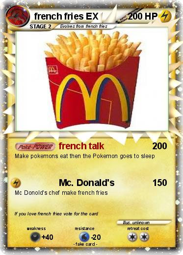 Pokemon french fries EX