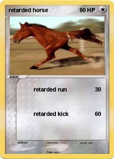 Pokemon retarded horse