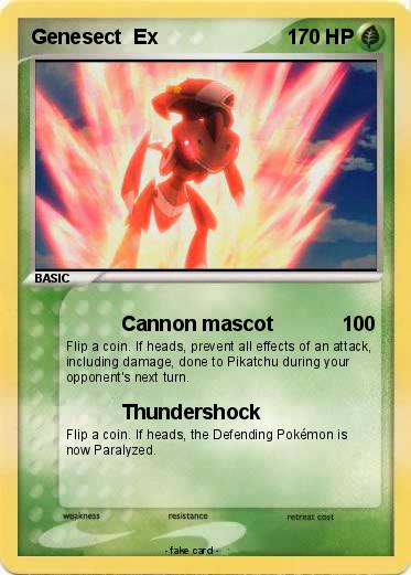 Pokemon Genesect  Ex