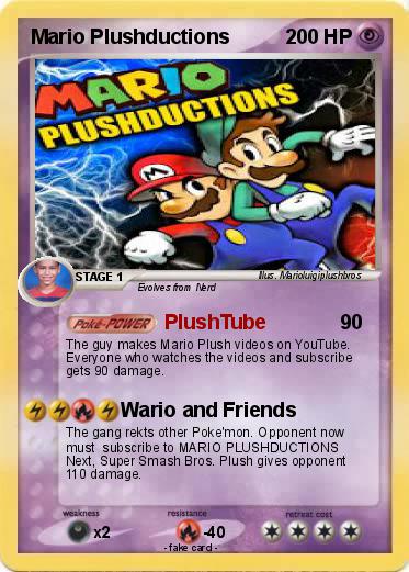 Pokemon Mario Plushductions