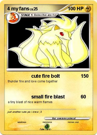 Pokemon 4 my fans