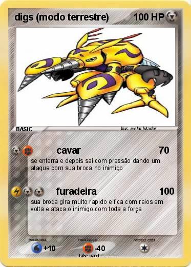 Pokemon digs (modo terrestre)