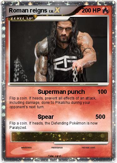 Pokemon Roman reigns